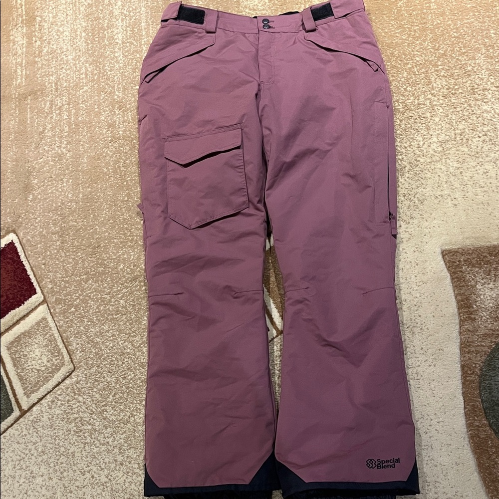 Special Blend women snowboarding Purple Pants, adjustable belt, quality material